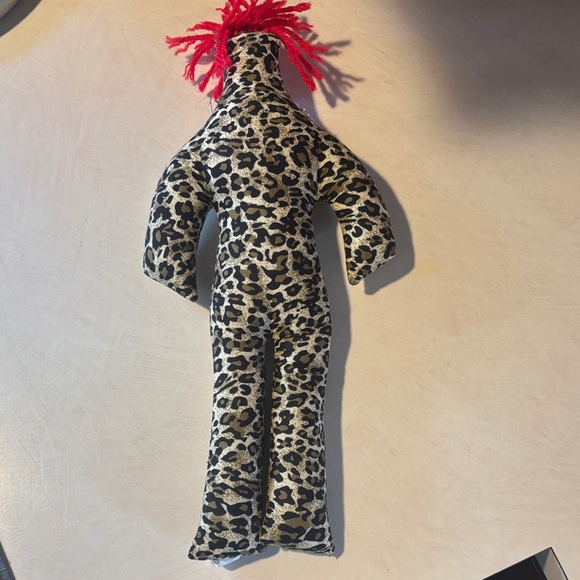 Dammit Doll Leopard Print Stress Toy - Picture 3 of 4